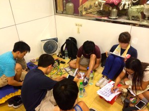 Phone charging station